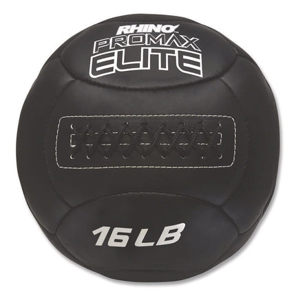 Rhino Promax Elite Medicine Ball, 16 lb, Black