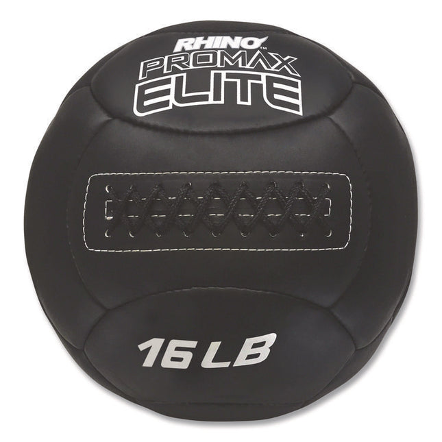 Rhino Promax Elite Medicine Ball, 16 lb, Black