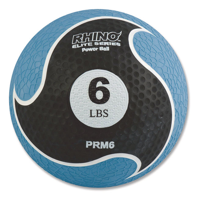 Rhino Elite Medicine Ball, 6 lb, Blue