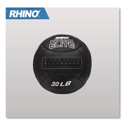Rhino Promax Elite Medicine Ball, 30 lb, Black