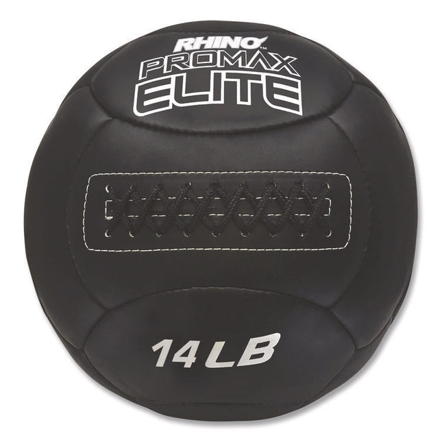 Rhino Promax Elite Medicine Ball, 14 lb, Black