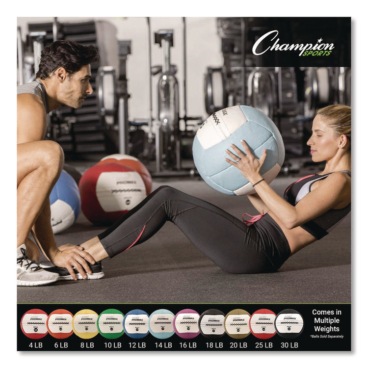 Rhino Promax Medicine Ball, 25 lb, Red