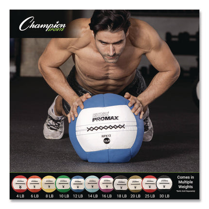 Rhino Promax Medicine Ball, 20 lb, Brown