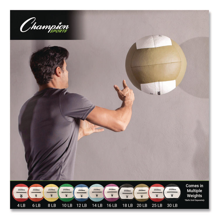 Rhino Promax Medicine Ball, 25 lb, Red