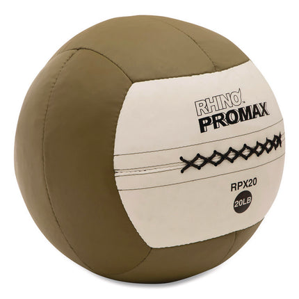 Rhino Promax Medicine Ball, 20 lb, Brown