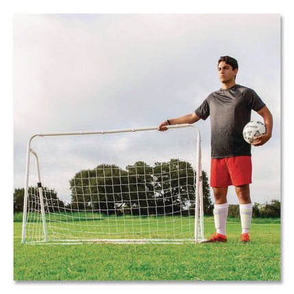 3-in-1 Soccer Training Goal, 6 ft  x 4 ft, 1.25" dia Frame