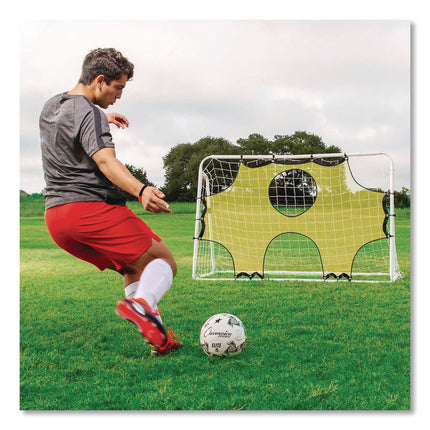 3-in-1 Soccer Training Goal, 6 ft  x 4 ft, 1.25" dia Frame
