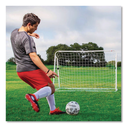 3-in-1 Soccer Training Goal, 6 ft  x 4 ft, 1.25" dia Frame