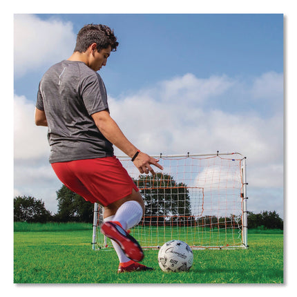 3-in-1 Soccer Training Goal, 6 ft  x 4 ft, 1.25" dia Frame