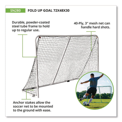 Fold Up Goal, 72" x 48"
