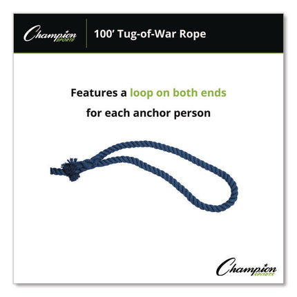 Tug-of-War Rope, 100 ft, 1" dia