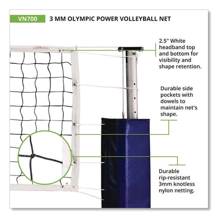 Olympic Power Volleyball Net, 32 ft x 3 ft