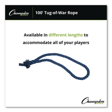 Tug-of-War Rope, 100 ft, 1" dia