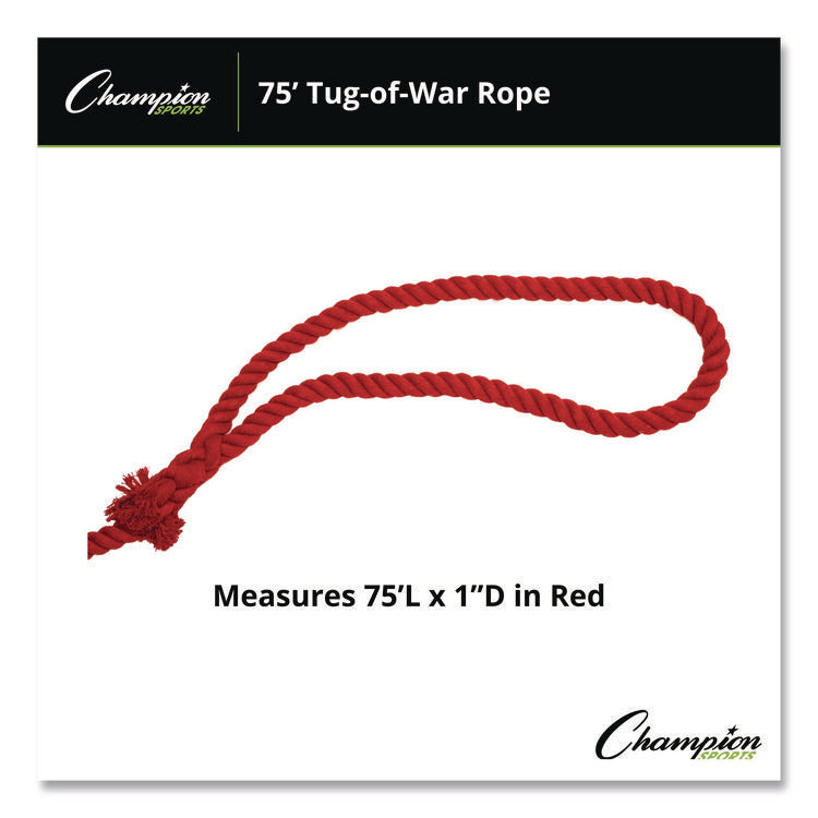 4-Way Tug of War Rope, 75 ft, 1" dia