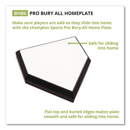 Pro Bury All Homeplate, 20" x 20" x 4"