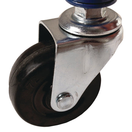 Heavy-Duty Deluxe Ball Cart, Metal, 132 lb Capacity, 17.5 x 38 x 35.75, Blue