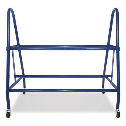 Heavy-Duty Deluxe Ball Cart, Metal, 132 lb Capacity, 17.5 x 38 x 35.75, Blue
