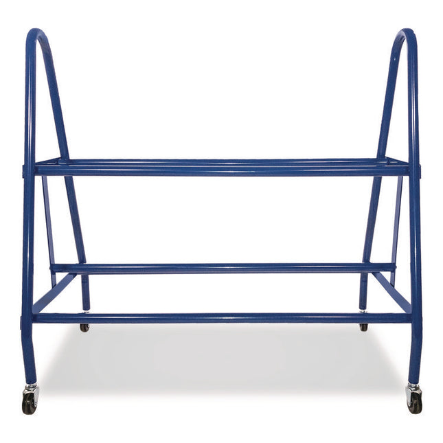 Heavy-Duty Deluxe Ball Cart, Metal, 132 lb Capacity, 17.5 x 38 x 35.75, Blue