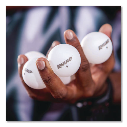 Table Tennis Balls, Official Size, White, 144/Carton