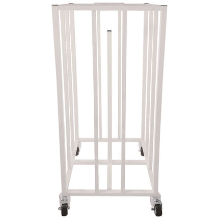 Deluxe Vertical Ball Cage, Fits Approximately 20 Balls, Metal, 20" x 20" x 48", White