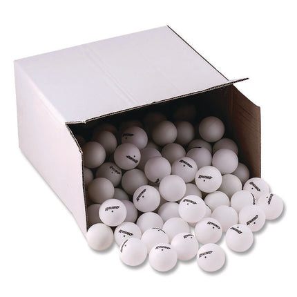 Table Tennis Balls, Official Size, White, 144/Carton