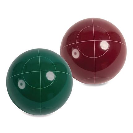 Deluxe Bocce Tournament Set, 4.25" dia Balls, Assorted Colors