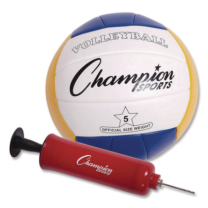 Deluxe Volleyball/Badminton Tournament Set, (4) Rackets/(2) Shuttlecocks/(2) Birdies/Net/Pump/Volleyball