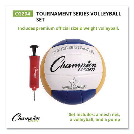 Tournament Series Volleyball Set, with Carry Bag