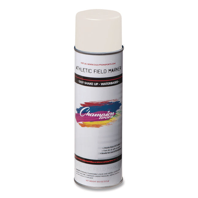 Field Marking Paint, 18 oz Aerosol Spray, White