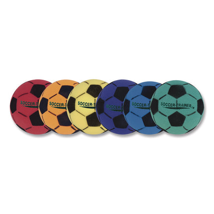 Ultra Foam Soccer Ball Set, Assorted Colors, 6/Set