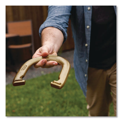 Steel Horseshoe Set, (4) Horseshoes/(2) 24" Stakes/Nylon Carry Bag