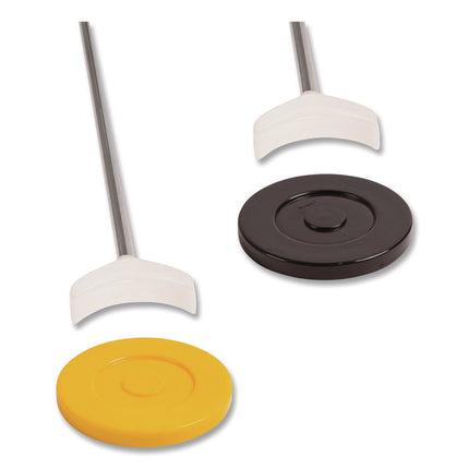 Blacktop Shuffleboard Set, (2) Two-Piece 51" Cues/(8) Discs/Sidewalk Chalk