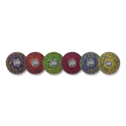 Rhino Skin Spider Dodgeball Set, 6.3" Diameter, Assorted Colors, 6/Set