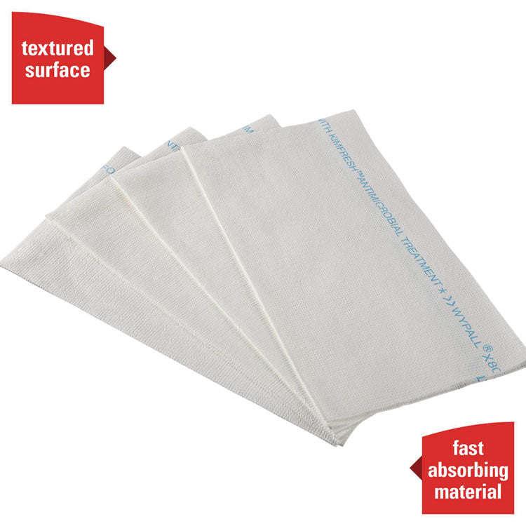 X50 Foodservice Towels, 1/4 Fold, 23.5 x 12.5, White, 200/Carton