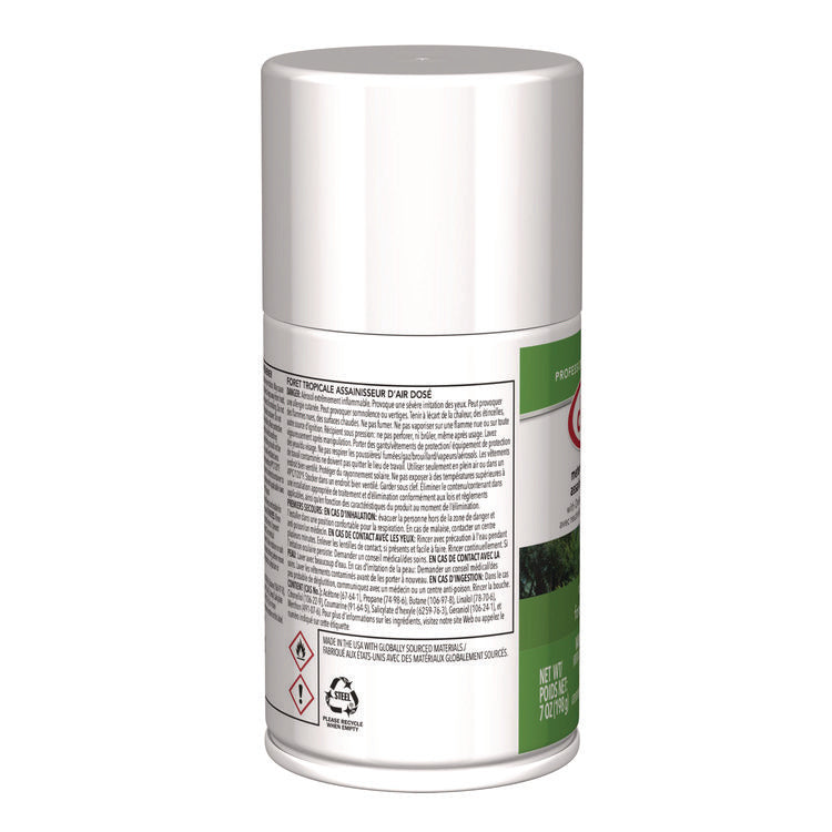 Metered Air Freshener, Rain Forest, 11 oz Aerosol Spray, 12/Carton