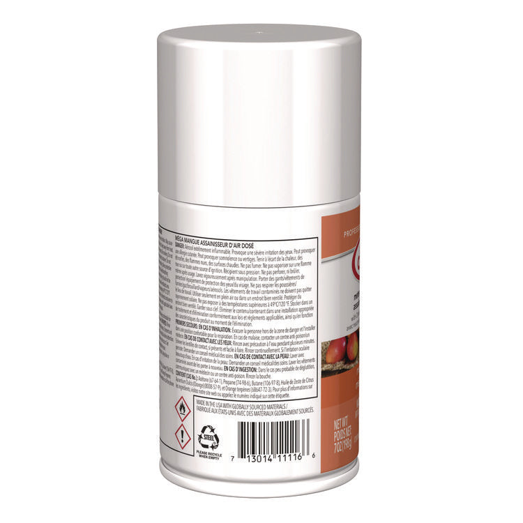 Metered Air Freshener, Mango, 11 oz Aerosol Spray, 12/Carton