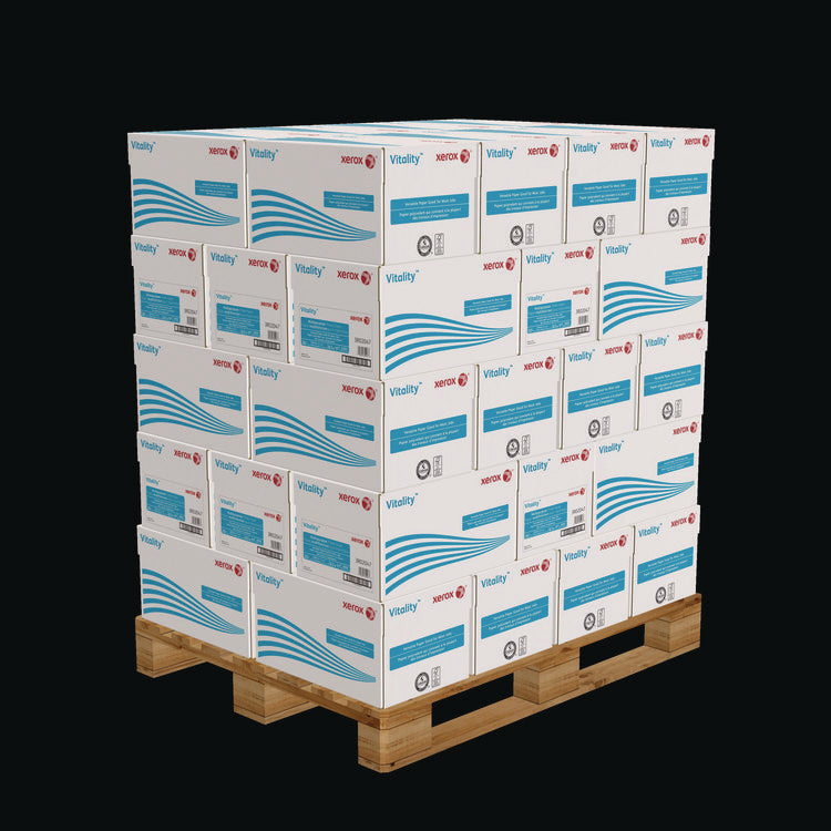 Vitality Multipurpose Print Paper, 92 Bright, 20 lb Bond Weight, 8.5 x 11, White, 500/Ream, 10 Reams/Ct, 40 Cartons/Pallet