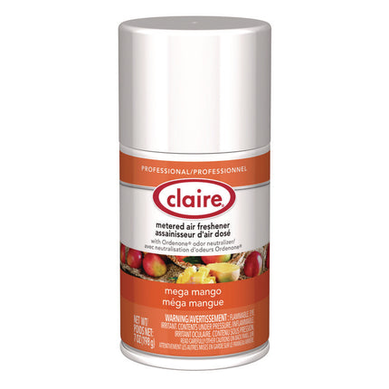 Metered Air Freshener, Mango, 11 oz Aerosol Spray, 12/Carton