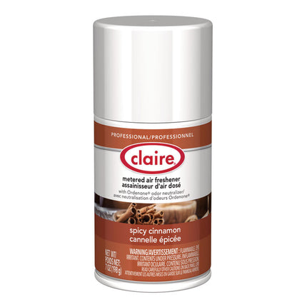 Metered Air Freshener, Cinnamon, 11 oz Aerosol Spray, 12/Carton