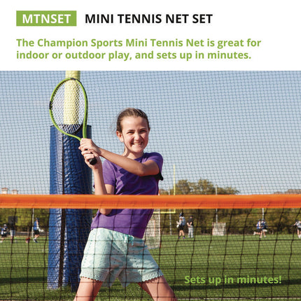 Mini Tennis Net Set, 2.8 ft x 10 ft