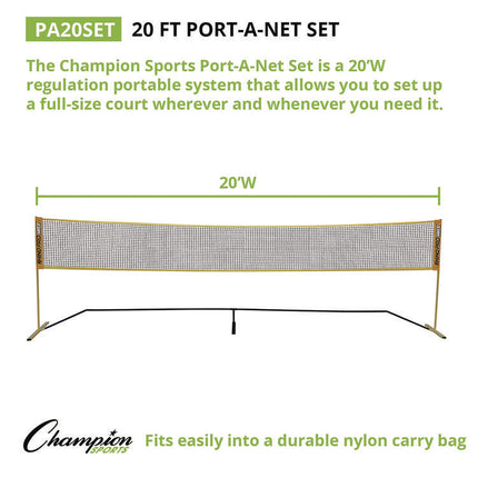 Rhino Port-A-Net Set, 36" to 60" x 240"