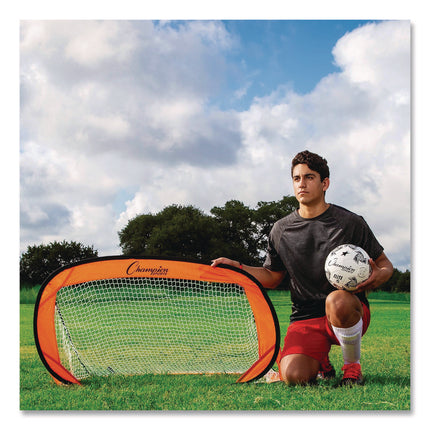 Pop Up Soccer Goal, 4 ft x 2 ft, Pair