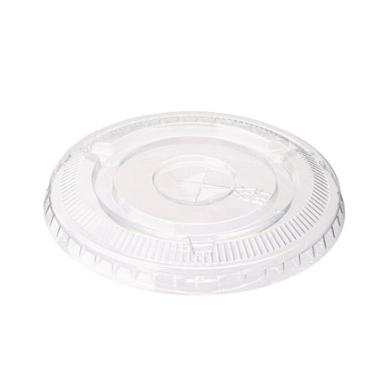 Cold Drink Cup Lids, Fits 9 oz to 12 oz Cold Cups, Plastic, Clear, 100/Sleeve, 10 Sleeves/Carton