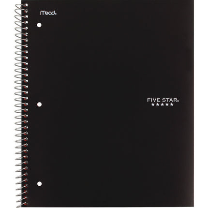 Wirebound Notebook, 5-Subject, Medium/College Rule, Assorted Cover Colors (Set 9), (200) 11 x 8.5 Sheets, 2/Pack