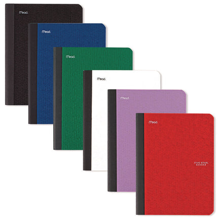 Composition Book, Medium/College Rule, Randomly Assorted Cover Color (Set 2), (80) 9.75 x 7.5 Sheets