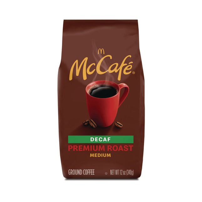 Ground Coffee, Premium Roast Decaf, 12 oz Bag