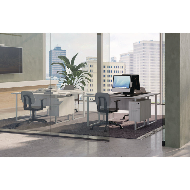 Commute Chair T-Bar Arm Set, Black, 2/Set