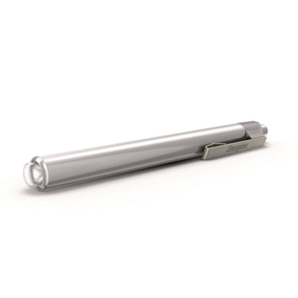 Led Pen Light, 2 Aaa Batteries (included), Silver/black