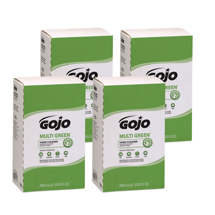 MULTI GREEN Hand Cleaner, Refill for PRO TDX Push Style Dispenser, Citrus Solvent with Natural Pumice, 2,000 mL, 4/Carton