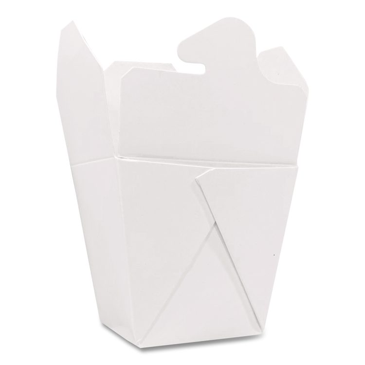 Food Pail, 26 oz, 3.63 x 3 x 3.5, White, Paper, 400/Carton
